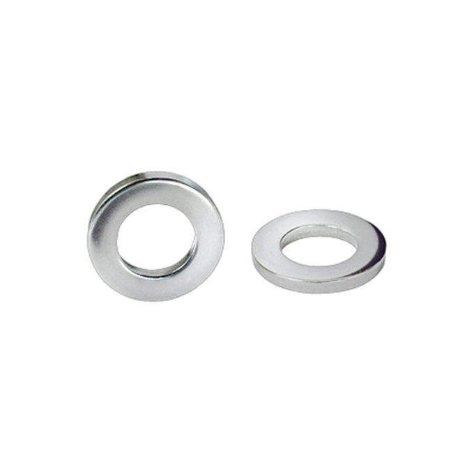 Box of 100 Stainless Steel Cragar Center Washers <br> 0.695 ID X 1.224 in OD, 0.164 Thickness