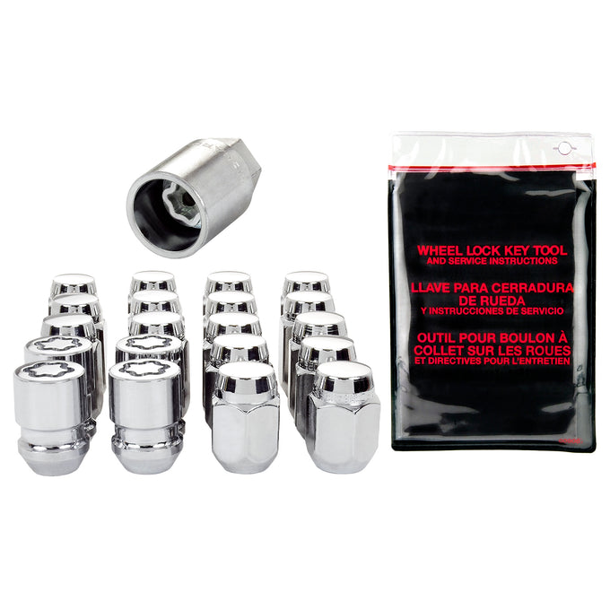Cone Seat Exposed Style Wheel Installation Kit <br> M12 x 1.25 Thread, 13/16in Hex x 1.28in L