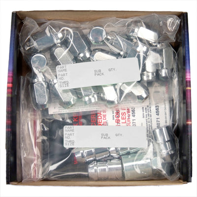 Cone Seat Exposed Style Wheel Installation Kit <br> M12 x 1.5 Thread, 13/16in Hex x 1.50in L