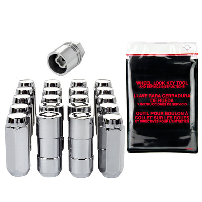 Cone Seat Exposed Style Wheel Installation Kit <br> M14 x 2.0 Thread, 13/16in Hex x 2.25in L