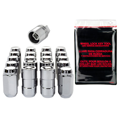 Cone Seat Exposed Style Wheel Installation Kit <br> 9/16-18 Thread, 7/8in Hex x 1.75in L