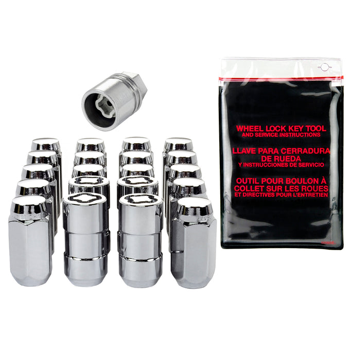 Cone Seat Exposed Style Wheel Installation Kit <br> 9/16-18 Thread, 7/8in Hex x 1.75in L