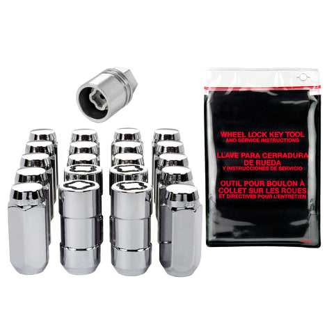 Cone Seat Exposed Style Wheel Installation Kit <br> 9/16-18 Thread, 13/16in Hex x 1.75in L