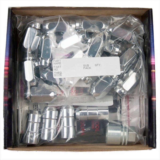 Cone Seat Exposed Style Wheel Installation Kit <br> 9/16-18 Thread, 13/16in Hex x 1.75in L