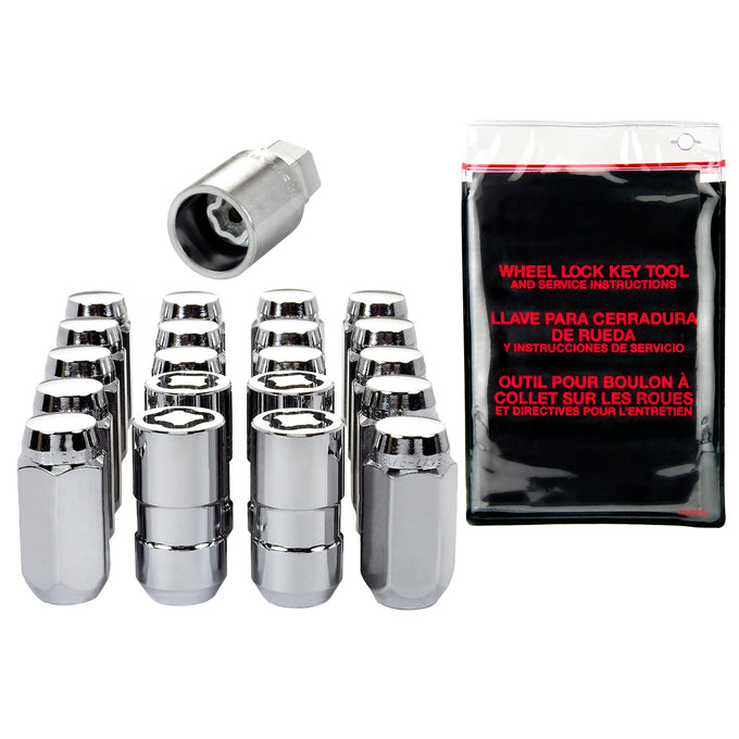 Cone Seat Exposed Style Wheel Installation Kit <br> M14 x 1.5 Thread, 22mm Hex x 1.635in L
