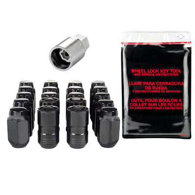 Cone Seat Exposed Style Wheel Installation Kit <br> M14 x 1.5 Thread, 22mm Hex x 1.635in L