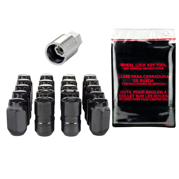 Cone Seat Exposed Style Wheel Installation Kit <br> M14 x 1.5 Thread, 22mm Hex x 1.635in L