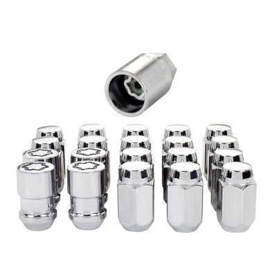 Cone Seat Exposed Style Wheel Installation Kit <br> 1/2-20 Thread, 13/16in Hex x 1.50in L