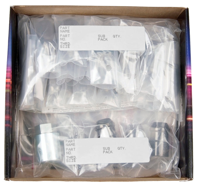 Cone Seat Exposed Wheel Installation Kit <br> 1/2-20 Thread, 13/16in Hex x 1.50in L