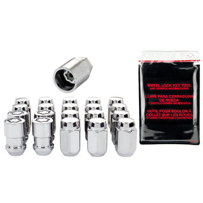 Cone Seat Exposed Style Wheel Installation Kit <br> 7/16-20 Thread, 13/16in Hex x 1.50in L