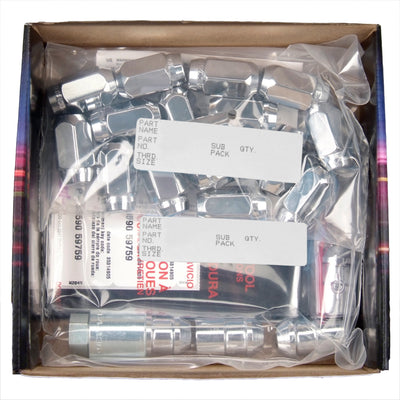 Cone Seat Exposed Style Wheel Installation Kit <br> 7/16-20 Thread, 13/16in Hex x 1.50in L