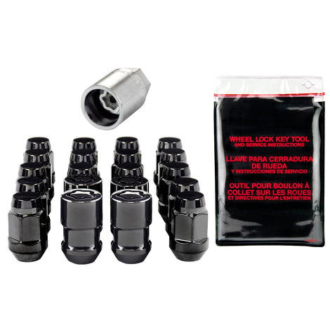 Cone Seat Exposed Style Wheel Installation Kit <br> M12 x 1.5 Thread, 3/4in Hex x 1.45in L