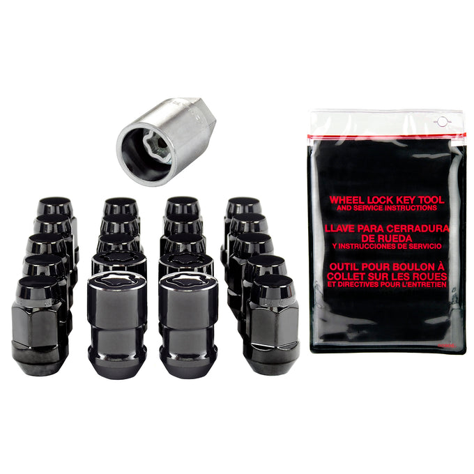 Cone Seat Exposed Style Wheel Installation Kit <br> M12 x 1.5 Thread, 3/4in Hex x 1.45in L
