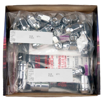 Cone Seat Exposed Style Wheel Installation Kit <br> 1/2-20 Thread, 3/4in Hex x 1.45in L