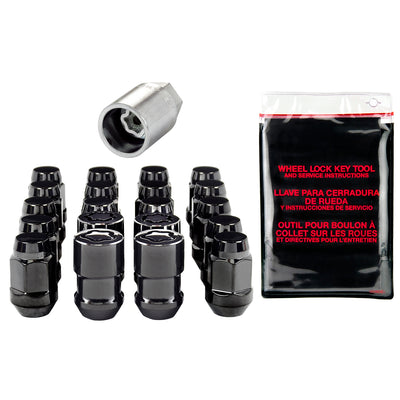 Bulge Cone Seat Exposed Style Wheel Installation Kit <br> 1/2-20 Thread, 3/4in Hex x 1.45in L
