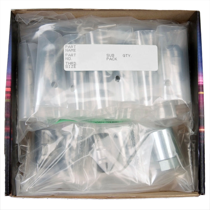 Bulge Cone Seat Exposed Style Wheel Installation Kit <br> 1/2-20 Thread, 3/4in Hex x 1.45in L
