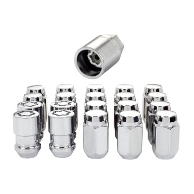 Cone Seat Exposed Style Wheel Installation Kit <br> M12 x 1.5 Thread, 13/16in Hex x 1.50in L