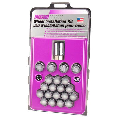 Cone Seat Exposed Style Wheel Installation Kit <br> M12 x 1.5 Thread, 13/16in Hex x 1.50in L