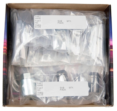 Cone Seat Exposed Wheel Installation Kit <br> M12 x 1.5 Thread, 13/16in Hex x 1.50in L