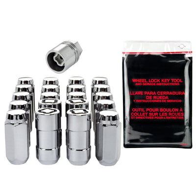 Cone Seat Exposed Style Wheel Installation Kit <br> M12 x 1.75 Thread, 13/16in Hex x 1.815in L