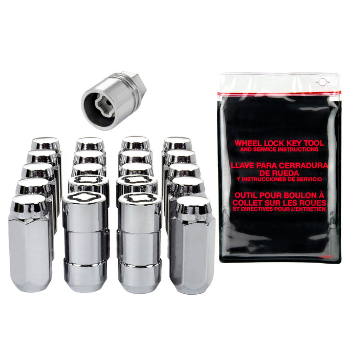 Cone Seat Exposed Style Wheel Installation Kit <br> M12 x 1.75 Thread, 13/16in Hex x 1.815in L