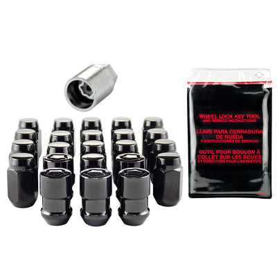 Cone Seat Exposed Wheel Installation Kit <br> 1/2-20 Thread, 13/16in Hex x 1.50in L