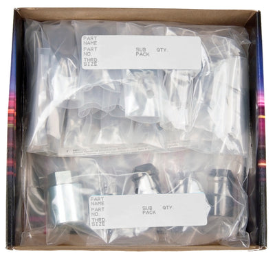 Cone Seat Exposed Wheel Installation Kit <br> 1/2-20 Thread, 13/16in Hex x 1.50in L