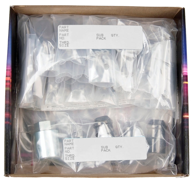 Cone Seat Exposed Wheel Installation Kit <br> 1/2-20 Thread, 13/16in Hex x 1.50in L