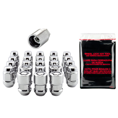 Cone Seat Exposed Style Wheel Installation Kit <br> 1/2-20 Thread, 3/4in Hex x 1.45in L