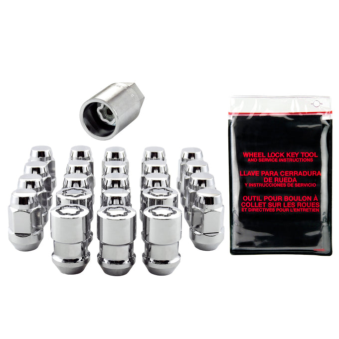 Cone Seat Exposed Style Wheel Installation Kit <br> 1/2-20 Thread, 3/4in Hex x 1.45in L