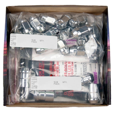 Cone Seat Exposed Style Wheel Installation Kit <br> 1/2-20 Thread, 3/4in Hex x 1.45in L