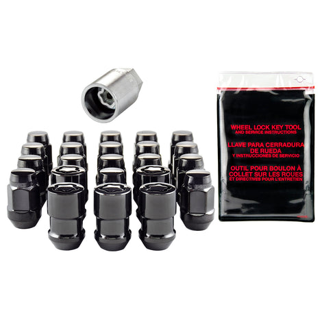 Bulge Cone Seat Exposed Wheel Installation Kit <br> 1/2-20 Thread, 3/4in Hex x 1.45in L