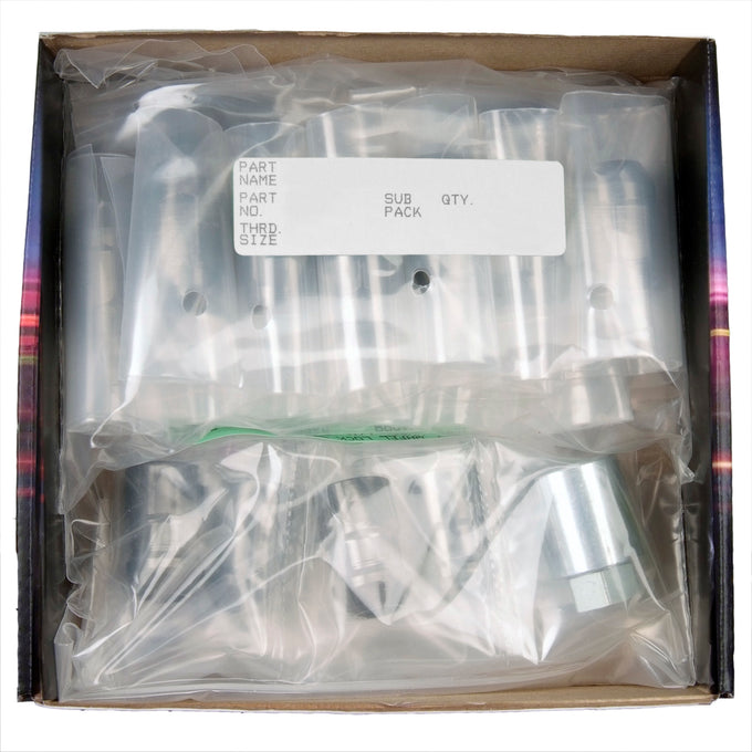 Bulge Cone Seat Exposed Wheel Installation Kit <br> 1/2-20 Thread, 3/4in Hex x 1.45in L