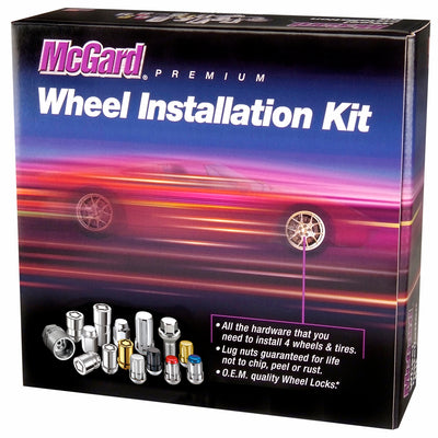 Bulge Cone Seat Exposed Wheel Installation Kit <br> 1/2-20 Thread, 3/4in Hex x 1.45in L