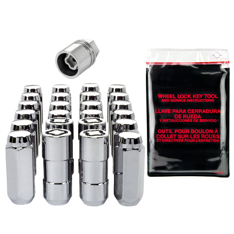 Cone Seat Exposed Style Wheel Installation Kit <br> M14 x 2.0 Thread, 13/16in Hex x 2.25in L