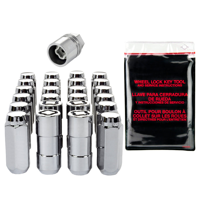 Cone Seat Exposed Style Wheel Installation Kit <br> M14 x 2.0 Thread, 13/16in Hex x 2.25in L