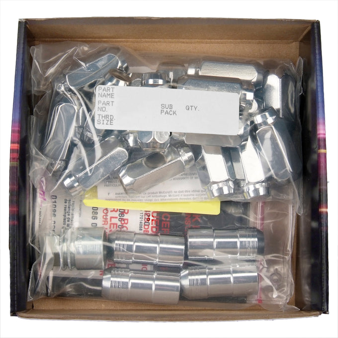 Cone Seat Exposed Style Wheel Installation Kit <br> M14 x 2.0 Thread, 13/16in Hex x 2.25in L