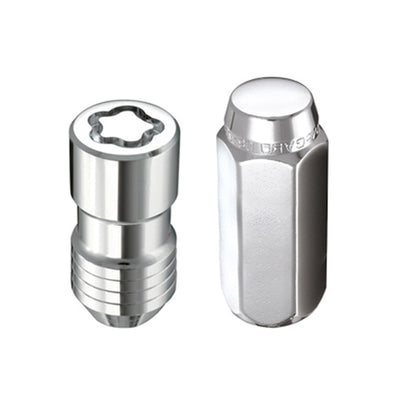 Cone Seat Exposed Style Wheel Installation Kit <br> M14 x 2.0 Thread, 13/16in Hex x 2.25in L