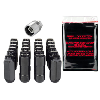 Cone Seat Exposed Style Wheel Installation Kit <br> M14 x 2.0 Thread, 13/16in Hex x 2.25in L