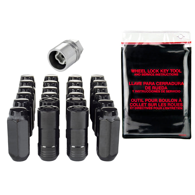 Cone Seat Exposed Style Wheel Installation Kit <br> M14 x 2.0 Thread, 13/16in Hex x 2.25in L