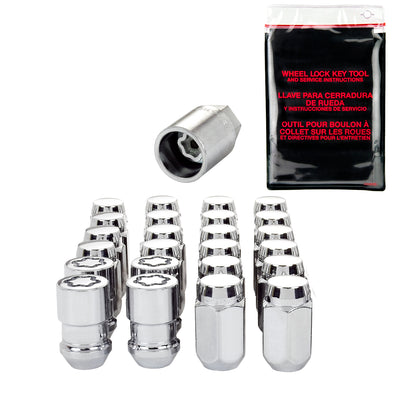 Cone Seat Exposed Style Wheel Installation Kit <br> 1/2-20 Thread, 13/16in Hex x 1.50in L