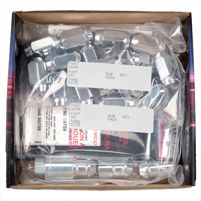Cone Seat Exposed Style Wheel Installation Kit <br> 1/2-20 Thread, 13/16in Hex x 1.50in L