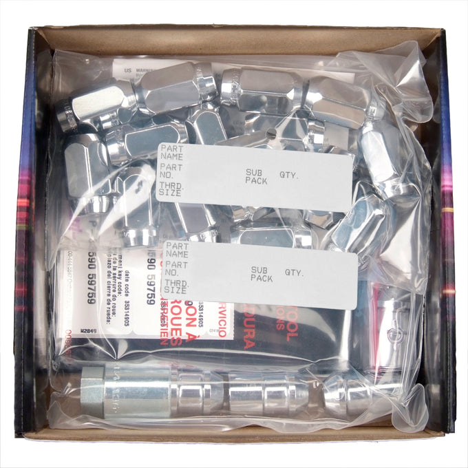 Cone Seat Exposed Style Wheel Installation Kit <br> 1/2-20 Thread, 13/16in Hex x 1.50in L