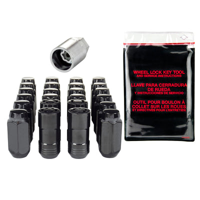 Cone Seat Exposed Style Wheel Installation Kit <br> M14 x 1.5 Thread, 22mm Hex x 1.945in L
