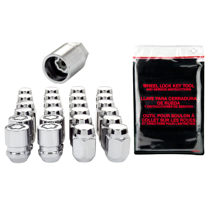 Cone Seat Exposed Style Wheel Installation Kit <br> M12 x 1.25 Thread, 13/16in Hex x 1.28in L