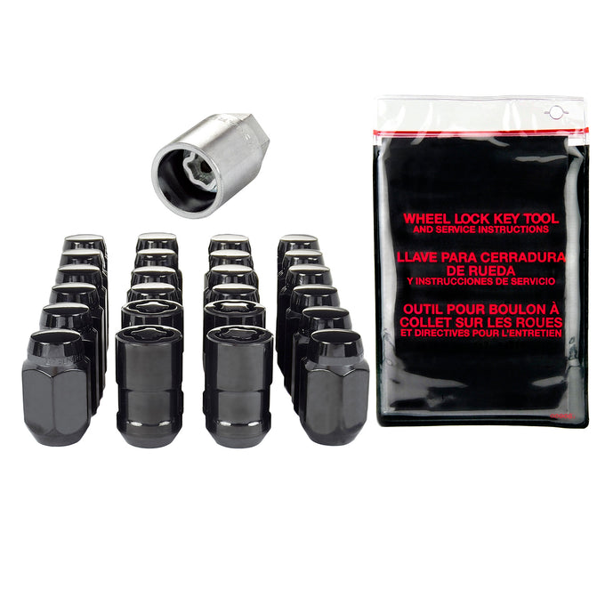 Cone Seat Exposed Style Wheel Installation Kit <br> M12 x 1.5 Thread, 13/16in Hex x 1.50in L