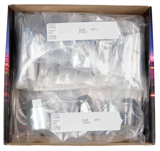 Cone Seat Exposed Style Wheel Installation Kit <br> M12 x 1.5 Thread, 13/16in Hex x 1.50in L