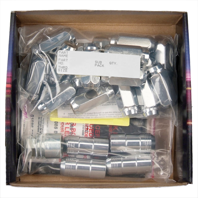 Cone Seat Exposed Style Wheel Installation Kit <br> M14 x 2.0 Thread, 13/16in Hex x 2.25in L