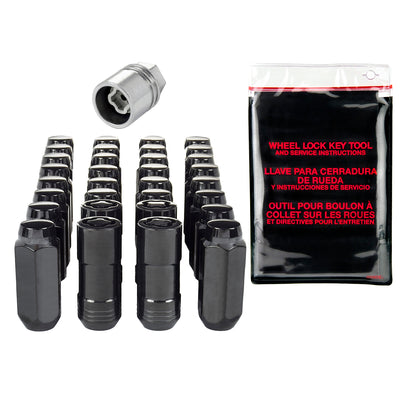 Cone Seat Exposed Style Wheel Installation Kit <br> M14 x 2.0 Thread, 13/16in Hex x 2.25in L