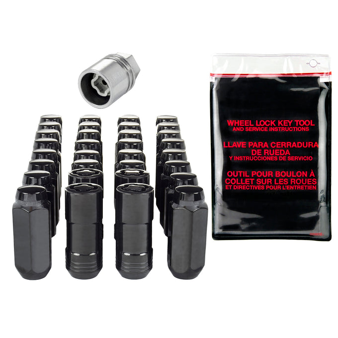 Cone Seat Exposed Style Wheel Installation Kit <br> M14 x 2.0 Thread, 13/16in Hex x 2.25in L